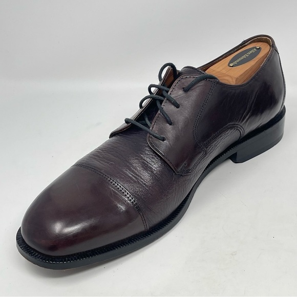 Bostonian Marco Shoes Mens 10 M Burgundy Leather Cap Toe Dress Oxford 27848 main image 10